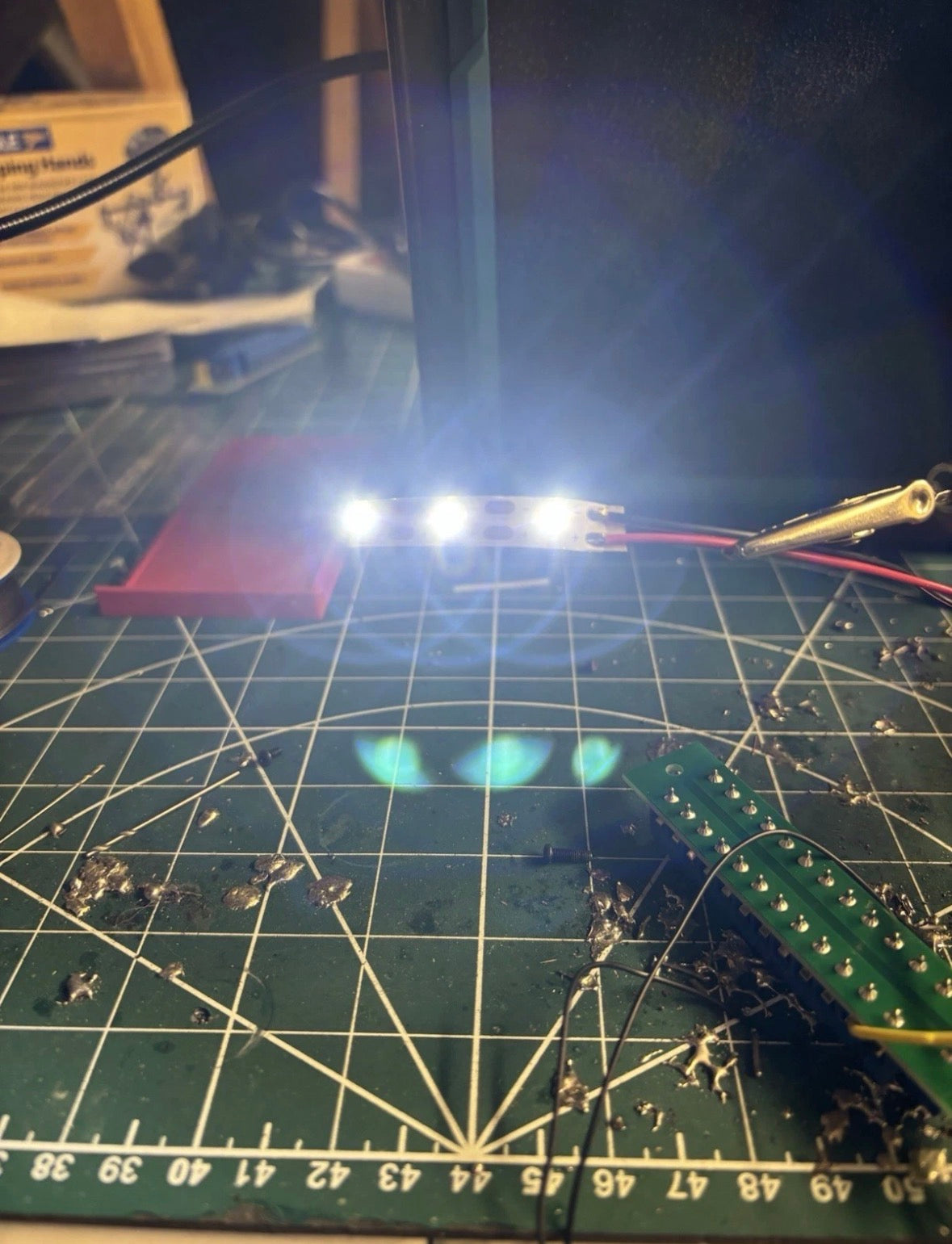 LED white strip light pre wired