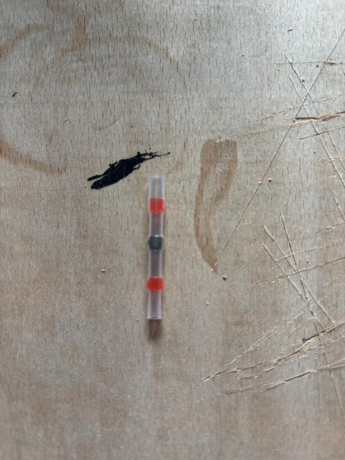 5pk Clear heat shrink tubing