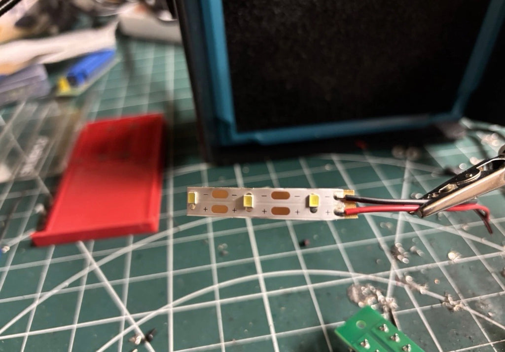 LED white strip light pre wired