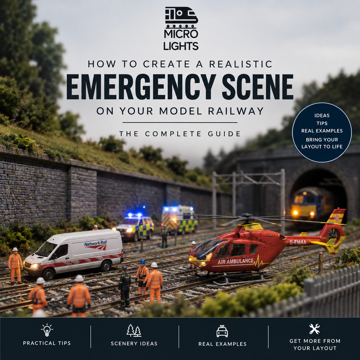 How to create a realistic emergency scene on your model railway