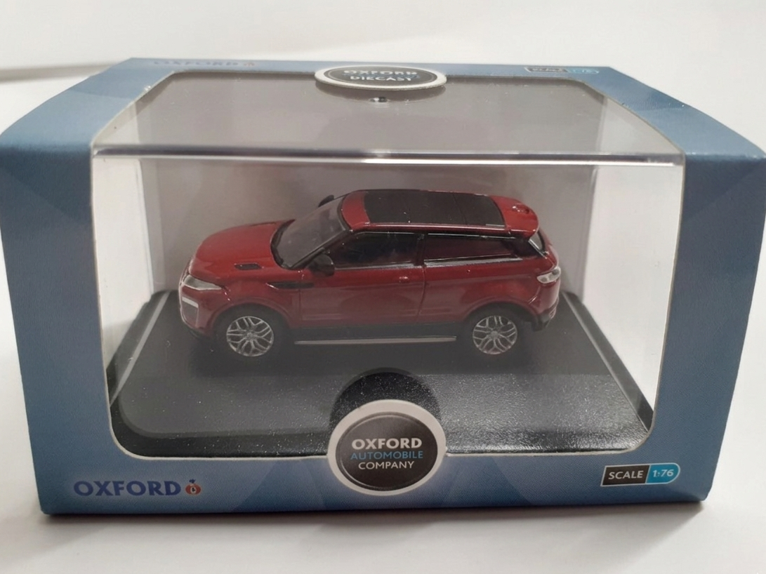 Oxford Diecast Range Rover Evoque Coupe (Facelift) Firenze Red 76RRE001 1:76