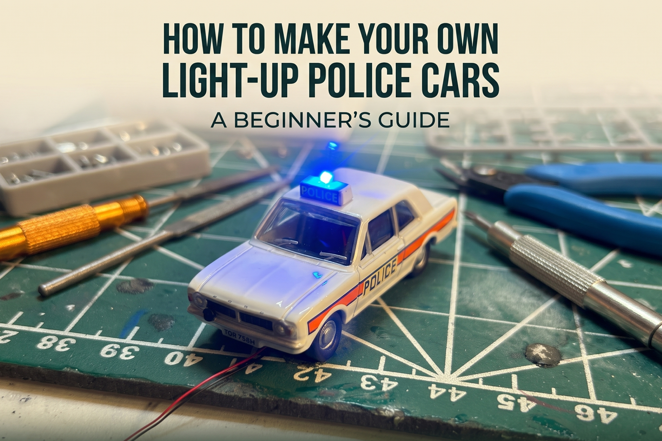 How I light up my police cars- Beginners guide
