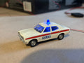 1:76 scale Oxford diecast Ford Cortina with flashing lights