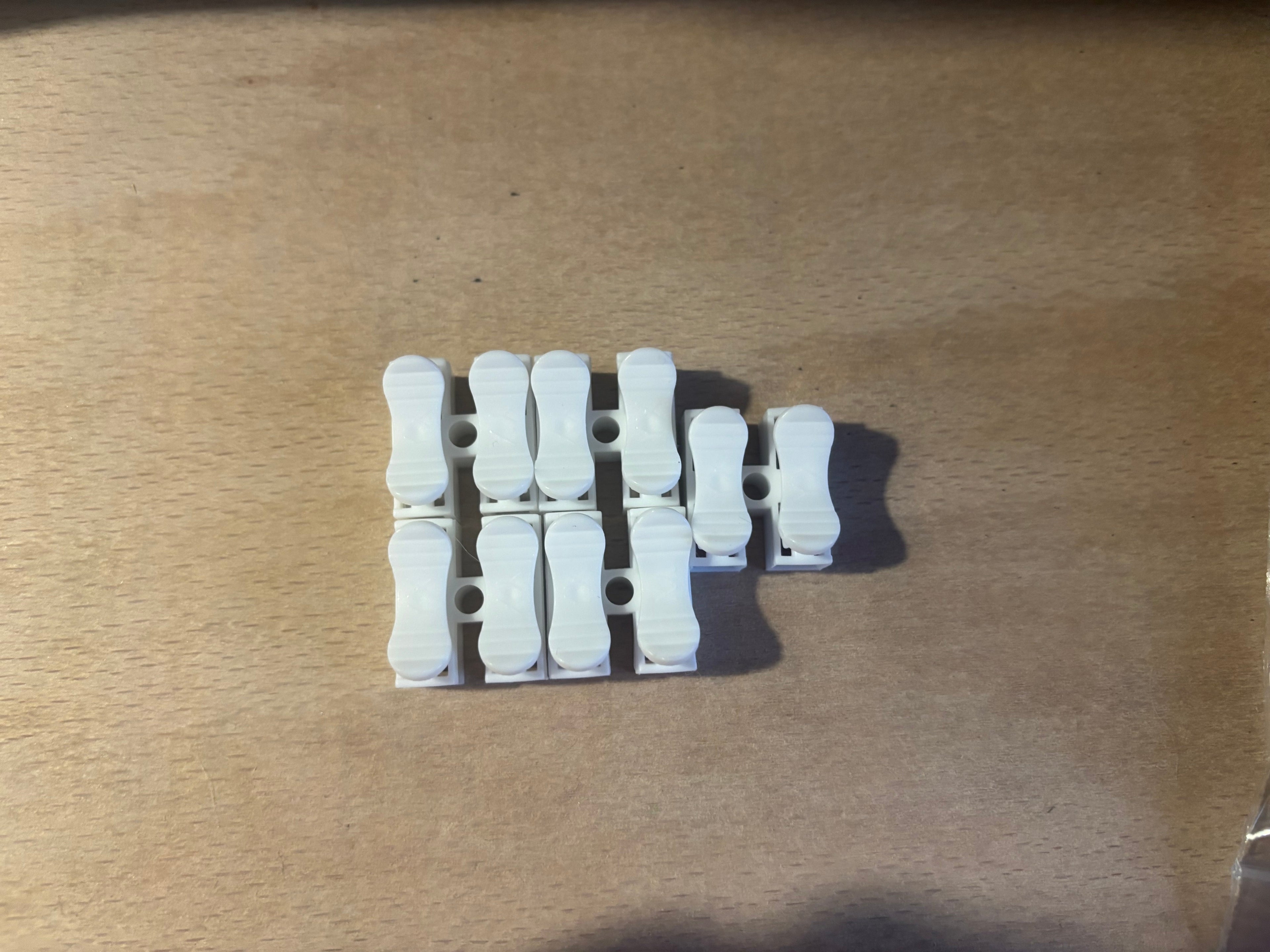 Quick release cable connectors 5 pack