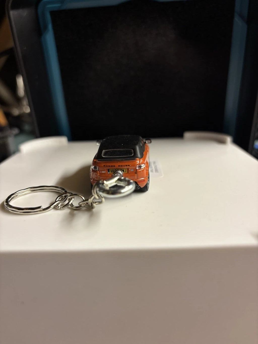 1:76 Oxford Diecast Range Rover Evoque Convertible keyring